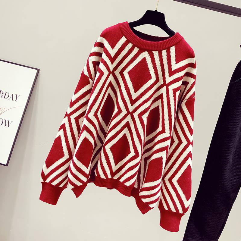 Винтажный свободный женский свитер, свободный универсальный красный трикотажный топ на весну и осень 2XL красный
Винтажный свободный женский свитер, свободный универсальный красный трикотажный топ на весну и осень 2XL красный