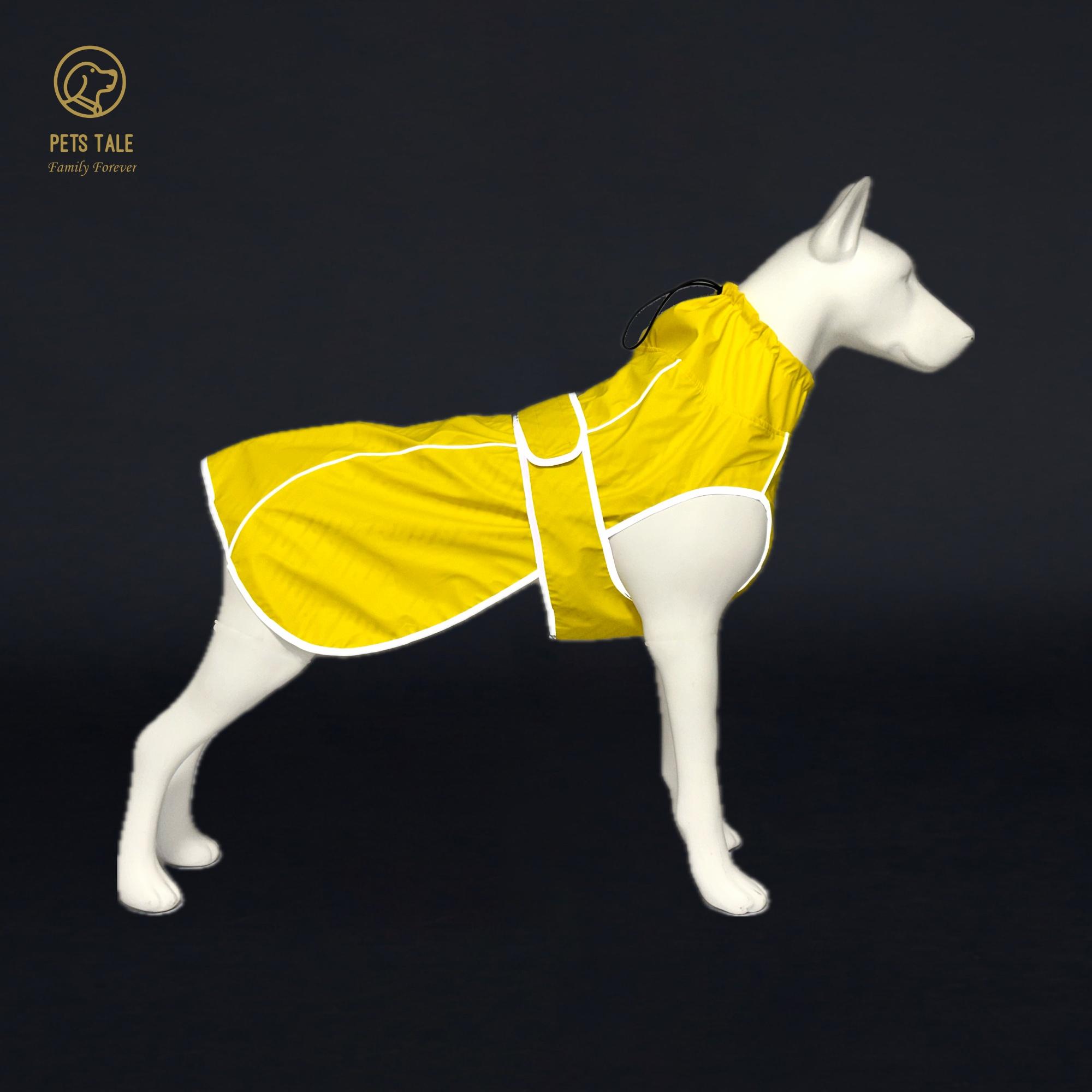 Waterproof Dog Raincoat with Reflective Strips and Adjustable Hood - Red, Yellow, Navy Blue XS(old)
Waterproof Dog Raincoat with Reflective Strips and Adjustable Hood - Red, Yellow, Navy Blue XS(old)