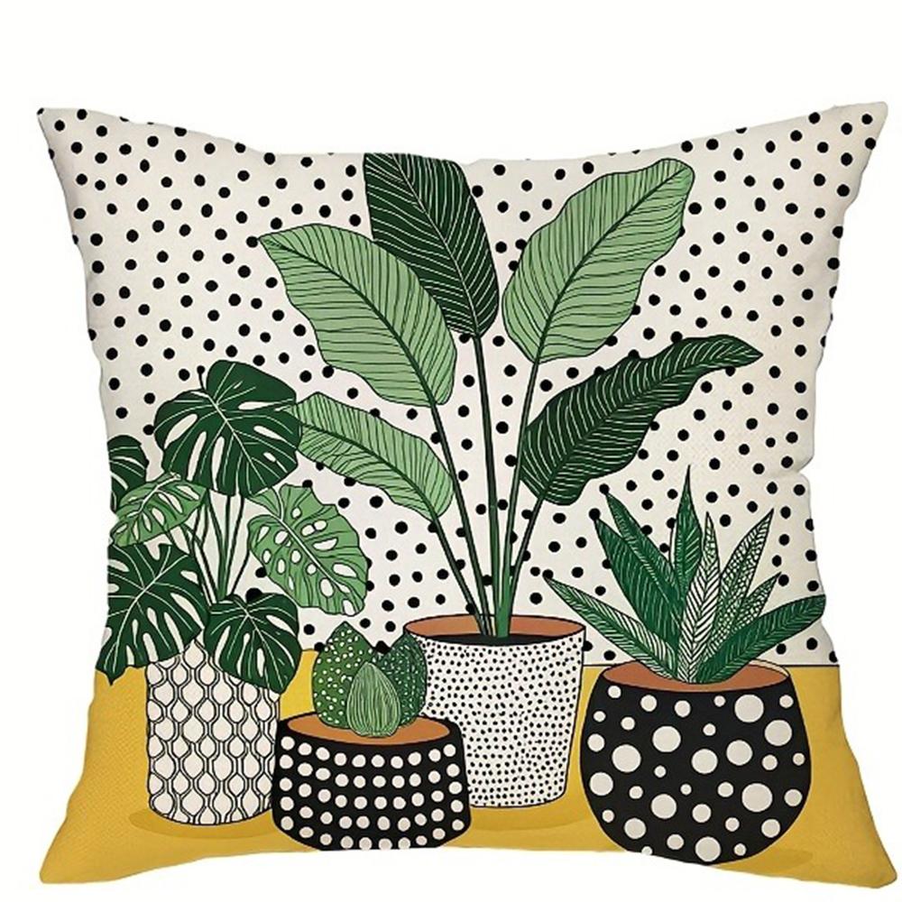 Charming Indoor Plant Pillow CoversLiving room sofa cushion cover, soft and comfortable, bedroom room decoration 45x45cm-1pcs
Charming Indoor Plant Pillow CoversLiving room sofa cushion cover, soft and comfortable, bedroom room decoration 45x45cm-1pcs
