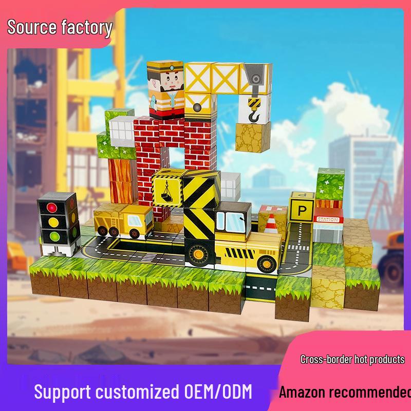 Magnetic Building Blocks Set: Number Sense, Engineering Vehicle, Educational Cubes 2.3 x 2.3 CM
Magnetic Building Blocks Set: Number Sense, Engineering Vehicle, Educational Cubes 2.3 x 2.3 CM