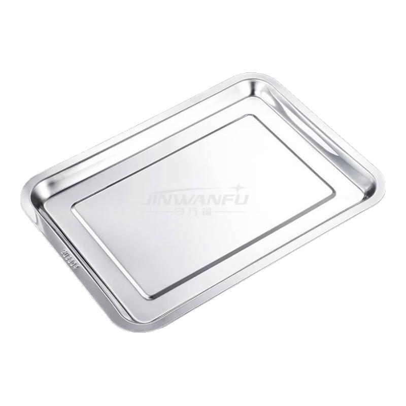 JINWANFU 304 Stainless Steel Rectangular Deep Serving Tray
JINWANFU 304 Stainless Steel Rectangular Deep Serving Tray