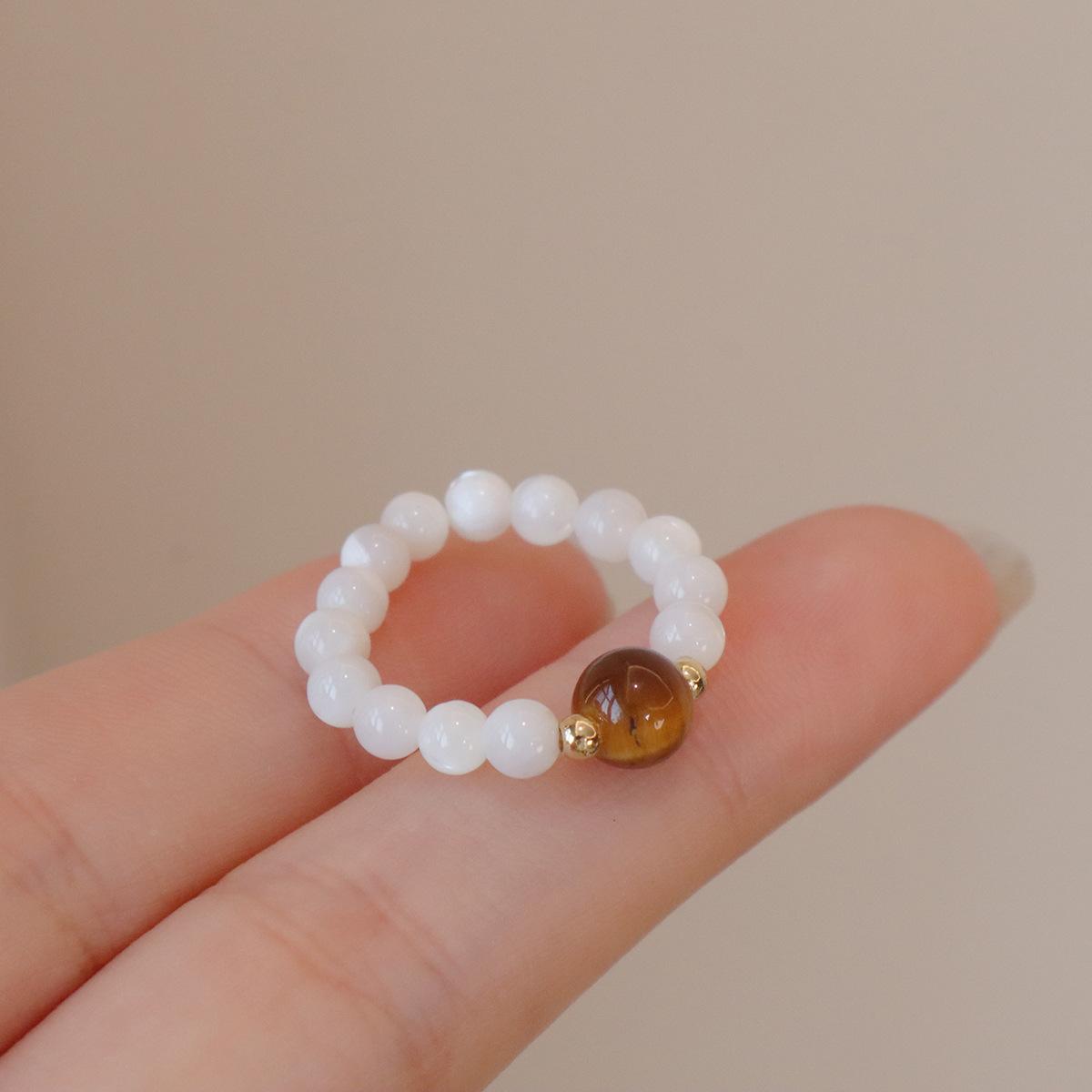 Natural agate ring garnet bead sun stone elastic rope ring new Chinese gourd koi ringfashion women daily jewelry gift
Natural agate ring garnet bead sun stone elastic rope ring new Chinese gourd koi ringfashion women daily jewelry gift