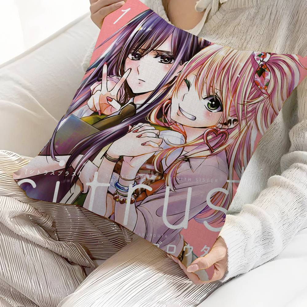 Japanese Anime Citrus Personalized Pillow Dust Cover Bedroom Kids Party Decoration Pillowcase Birthday Children Gift 30x30 cm
Japanese Anime Citrus Personalized Pillow Dust Cover Bedroom Kids Party Decoration Pillowcase Birthday Children Gift 30x30 cm