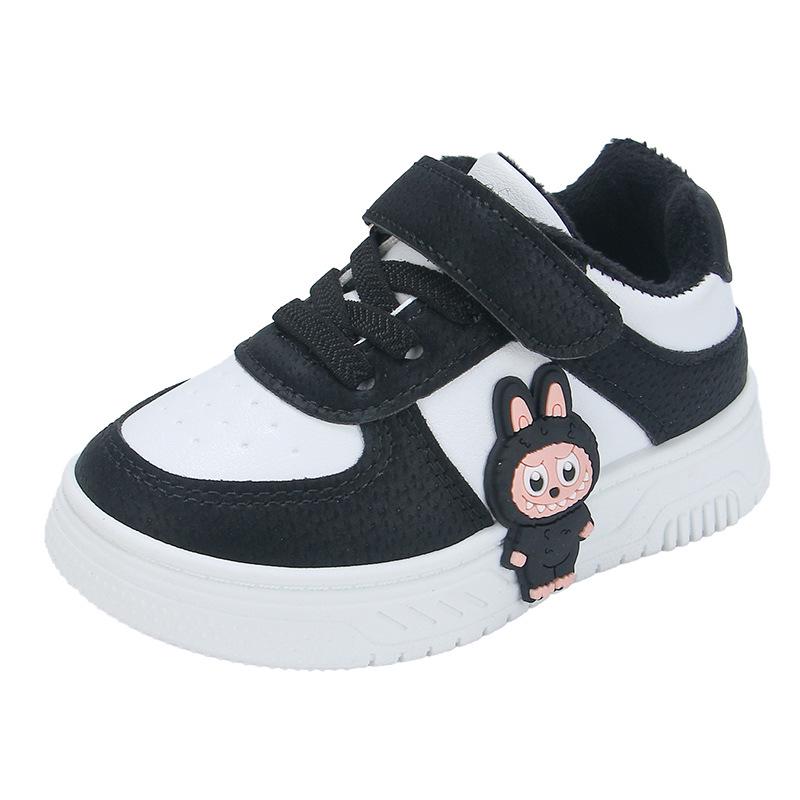 Cartoon Cute Low-Top Skate Shoes for Toddlers: Fleece-Lined Cotton Padding for Warmth Size 23, Inner length 15 CM чорний
Cartoon Cute Low-Top Skate Shoes for Toddlers: Fleece-Lined Cotton Padding for Warmth Size 23, Inner length 15 CM чорний