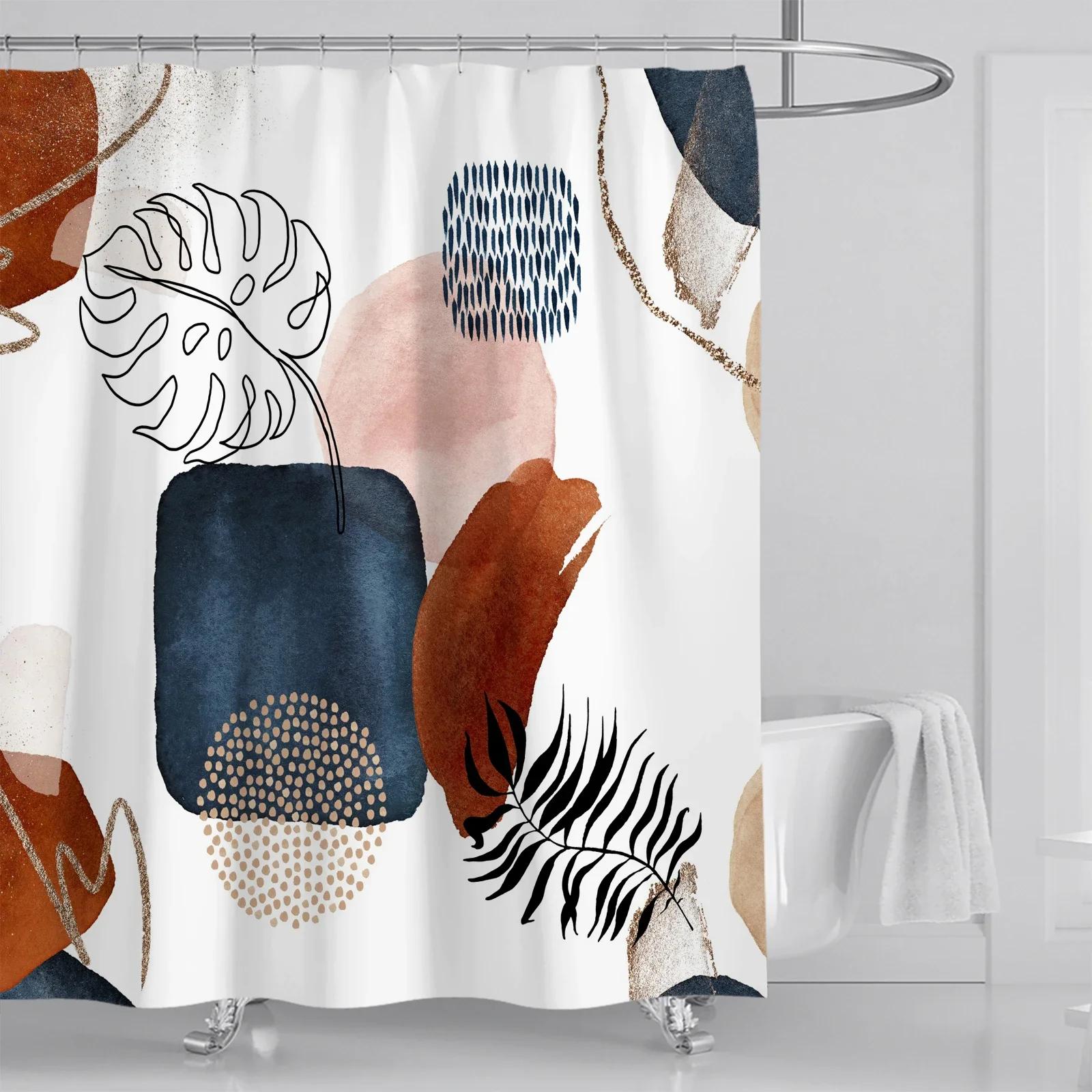 Bathroom Abstract Bohemian Shower Curtain Medieval Minimalist Art Polyester Fabric Shower Curtain 180 * 180Cm With 12 Hooks W60H190(CM)-1 Pcs
Bathroom Abstract Bohemian Shower Curtain Medieval Minimalist Art Polyester Fabric Shower Curtain 180 * 180Cm With 12 Hooks W60H190(CM)-1 Pcs