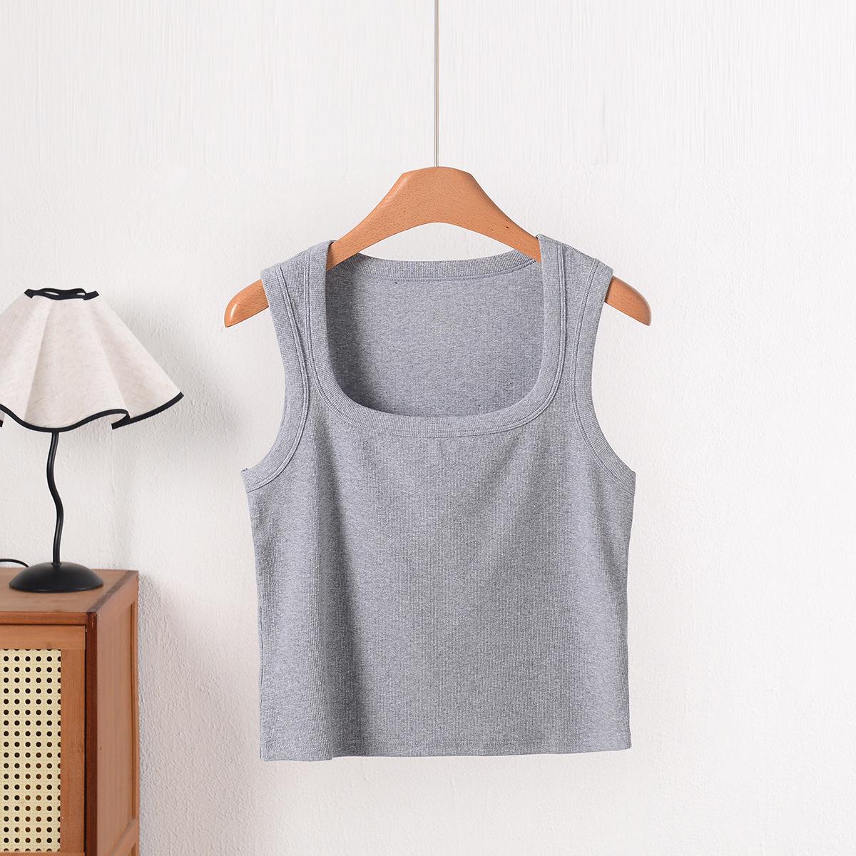 Women s Breathable Cotton Square Neck Slim Fit Vest - Summer Sleeveless Top XXL (62.5-67.5 kg) сірий колір
Women s Breathable Cotton Square Neck Slim Fit Vest - Summer Sleeveless Top XXL (62.5-67.5 kg) сірий колір