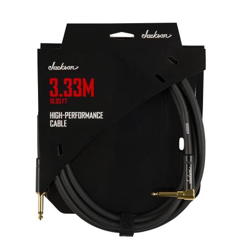 Jackson High Performance Cable Black SL 10.93ft Guitar Cable
Jackson High Performance Cable Black SL 10.93ft Guitar Cable