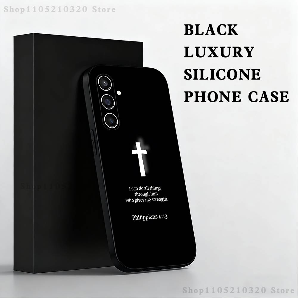 Jesus Bible Verse Gods Plan Phone Case For Samsung S 25,24,23,22,30,21,10,9,Ultra,Plus,Lite,FE,4,5 G Black Soft Case SamsungS25Ultra 5G
Jesus Bible Verse Gods Plan Phone Case For Samsung S 25,24,23,22,30,21,10,9,Ultra,Plus,Lite,FE,4,5 G Black Soft Case SamsungS25Ultra 5G