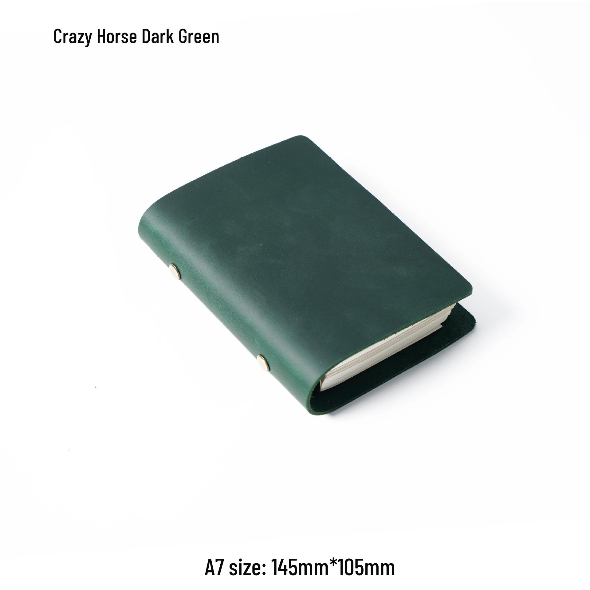 A5 Genuine Leather Loose-Leaf Notebook: Handmade European Style Planner & Bullet Journal 96 Ruled Paper
A5 Genuine Leather Loose-Leaf Notebook: Handmade European Style Planner & Bullet Journal 96 Ruled Paper