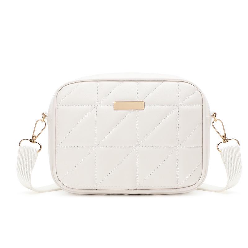 Stylish Korean Version Women s Crossbody Camera Bag with Diamond Pattern 18*6*14 cm білий
Stylish Korean Version Women s Crossbody Camera Bag with Diamond Pattern 18*6*14 cm білий