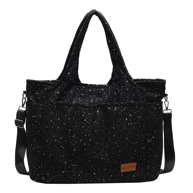 Korean lazy large-capacity bag women s spring trendy new corduroy shoulder bag casual versatile messenger bag чорний
Korean lazy large-capacity bag women s spring trendy new corduroy shoulder bag casual versatile messenger bag чорний