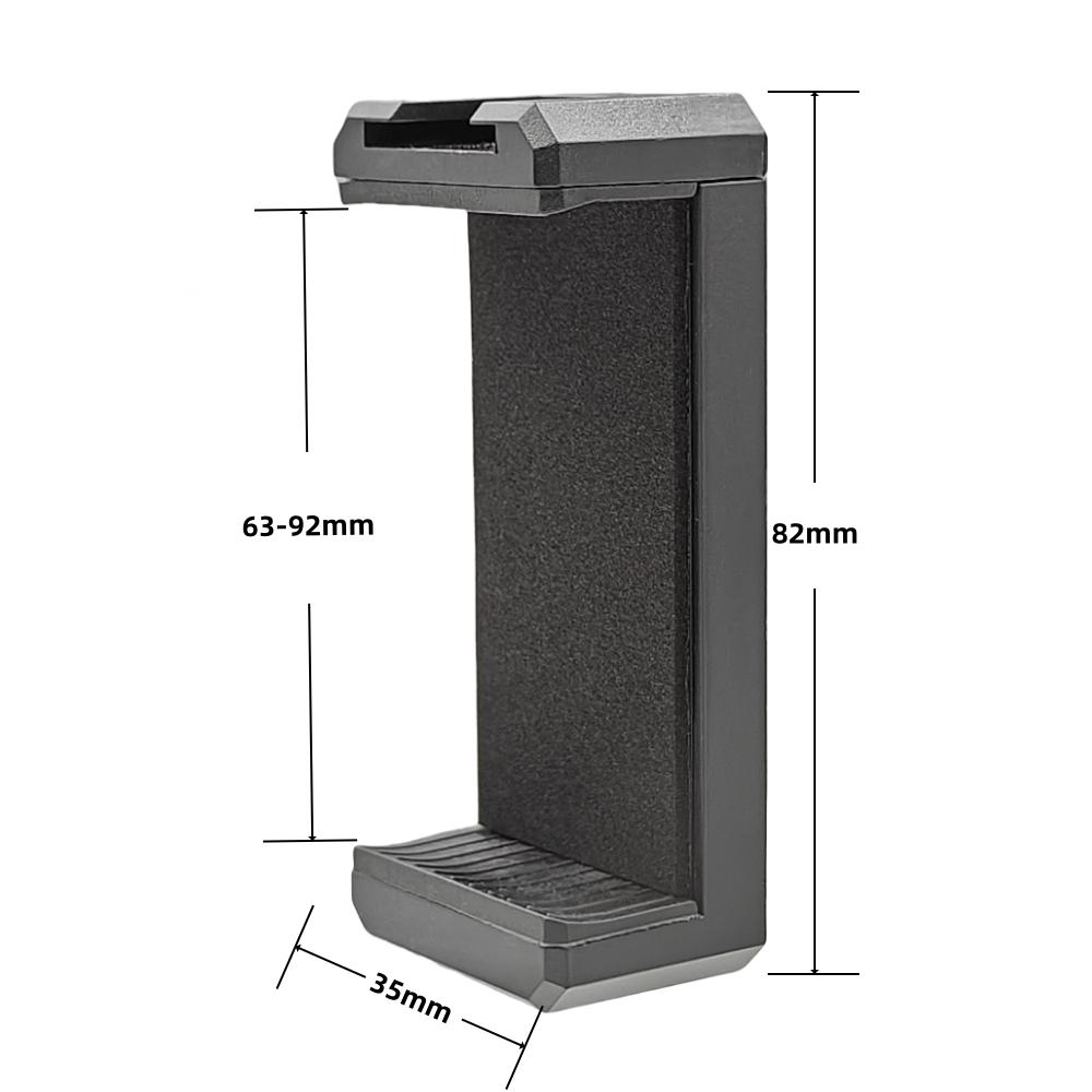 Phone Tripod Clip Cold Shoe Mount for Microphone LED Video Light 1/4 Tripod Screw for iPhone 15 Samsung Galaxy Google чорний
Phone Tripod Clip Cold Shoe Mount for Microphone LED Video Light 1/4 Tripod Screw for iPhone 15 Samsung Galaxy Google чорний