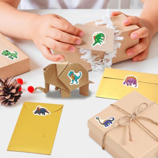 Yousheng 500Pcs Animal Stickers Roll Cute Watercolor Dinosaur Designs Easy to Peel Self-adhesive Decorative Decals for Children
Yousheng 500Pcs Animal Stickers Roll Cute Watercolor Dinosaur Designs Easy to Peel Self-adhesive Decorative Decals for Children
