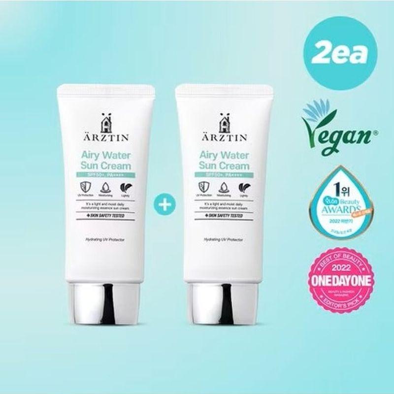 Ertztin Airy Water Sunscreen Duo (2 pcs) SPF50+, PA++++
Ertztin Airy Water Sunscreen Duo (2 pcs) SPF50+, PA++++