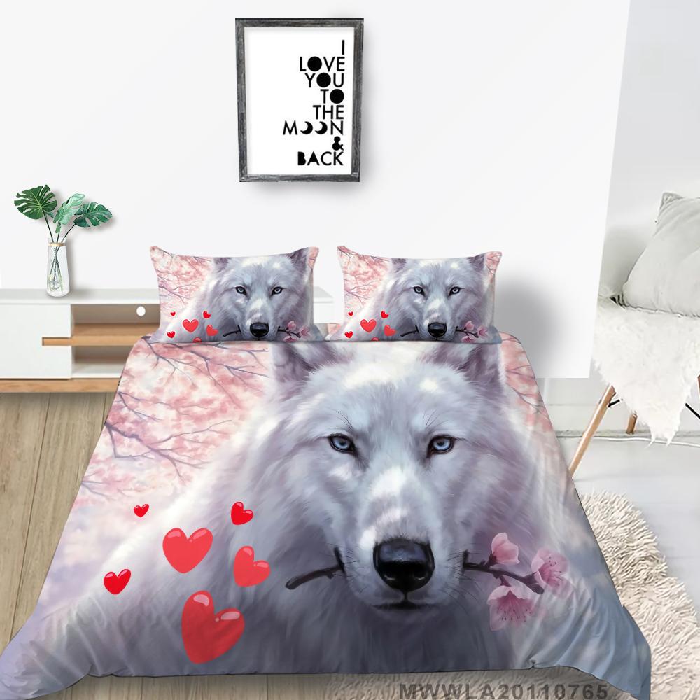 2/3 шт. домашнее постельное белье King Queen Size уникальный дизайн полиэстер комплект постельного белья с 3D принтом волка Single 135x200cm
2/3 шт. домашнее постельное белье King Queen Size уникальный дизайн полиэстер комплект постельного белья с 3D принтом волка Single 135x200cm