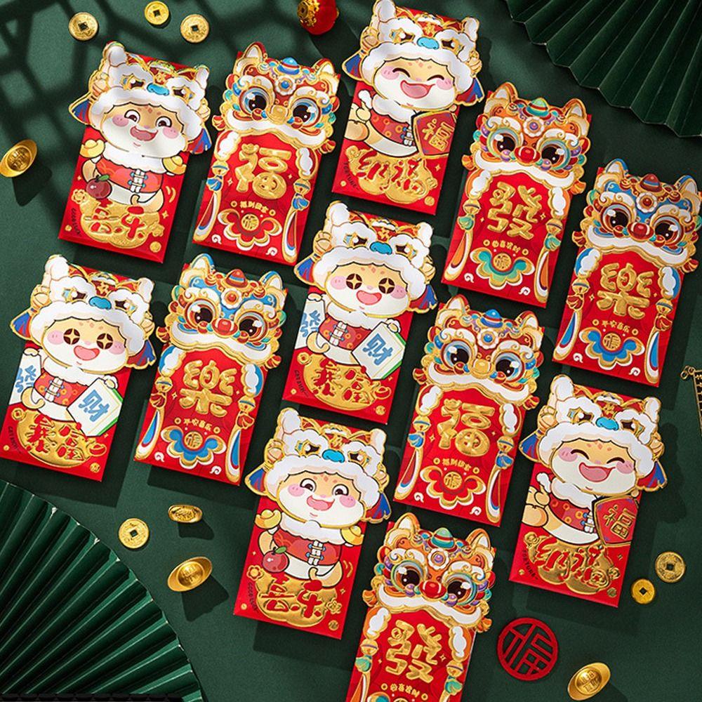 6pcs Blessing 2025 New Year Red Envelopes Traditional Red Packet Lucky Money Pockets Children Gift Style 7
6pcs Blessing 2025 New Year Red Envelopes Traditional Red Packet Lucky Money Pockets Children Gift Style 7