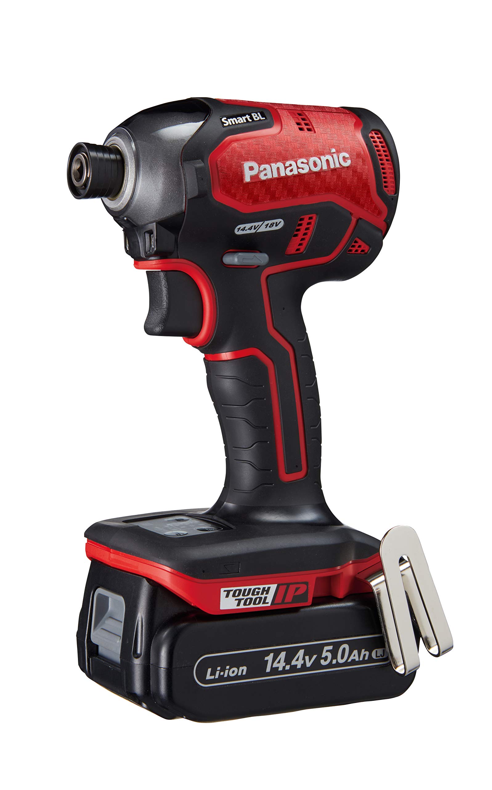 Panasonic Rechargeable Impact Driver Battery Pack x 2 Charger with Large Storage Case Dual Smart BL using IP56 Red 14.4V 5.0Ah (14.4V/18V) 170N m червоний
Panasonic Rechargeable Impact Driver Battery Pack x 2 Charger with Large Storage Case Dual Smart BL using IP56 Red 14.4V 5.0Ah (14.4V/18V) 170N m червоний