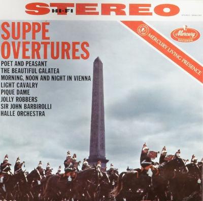 LP Record SIR JOHN BARBIROLLI, HALLÉ ORCHESTR - Suppé Overtures SR90160 Mercury 1959 US Classical Used
LP Record SIR JOHN BARBIROLLI, HALLÉ ORCHESTR - Suppé Overtures SR90160 Mercury 1959 US Classical Used