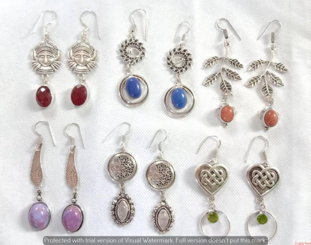5 Pr Lapis Lazuli & Mixed Earring Lots Серьги с серебряным покрытием 925 пробы LE-17-634
5 Pr Lapis Lazuli & Mixed Earring Lots Серьги с серебряным покрытием 925 пробы LE-17-634