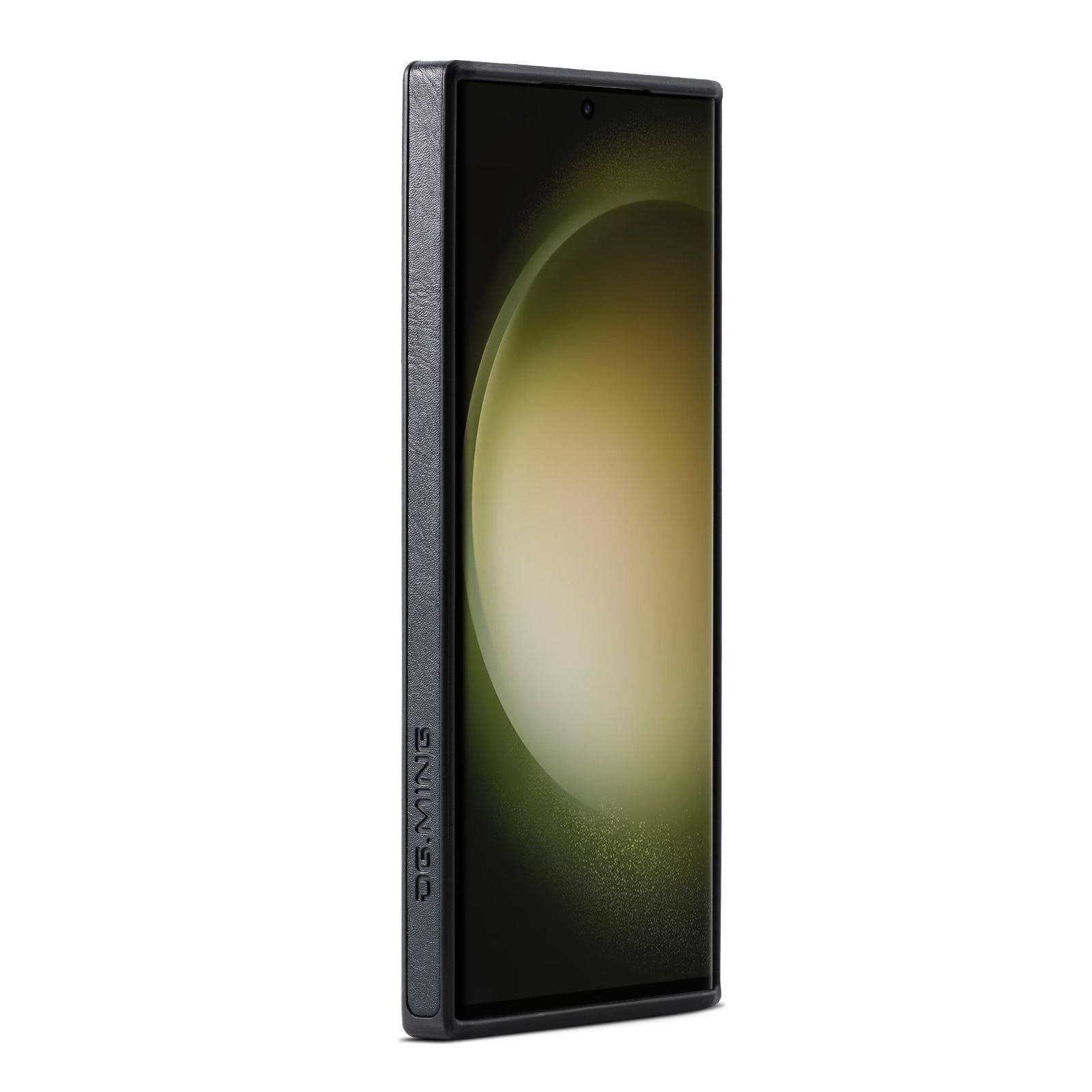 DG.MING For Samsung Galaxy S25 Ultra Case Anti-Drop Leather Coated PC+TPU Phone Back Cover Black
DG.MING For Samsung Galaxy S25 Ultra Case Anti-Drop Leather Coated PC+TPU Phone Back Cover Black