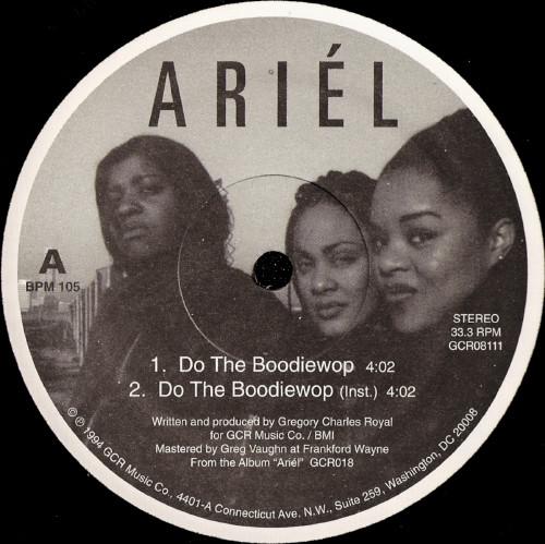 12inch Record ARIÉL - Do The Boodiewop GCR08111 GCR Music Compa 1994 US Rap & Hip-Hop/R&B Used
12inch Record ARIÉL - Do The Boodiewop GCR08111 GCR Music Compa 1994 US Rap & Hip-Hop/R&B Used