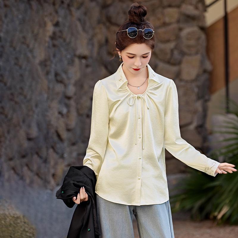 Spring 2025 Women s Fashion: Versatile Satin Long Sleeve Shirt (HF25801) L (60-70 kg) білий
Spring 2025 Women s Fashion: Versatile Satin Long Sleeve Shirt (HF25801) L (60-70 kg) білий