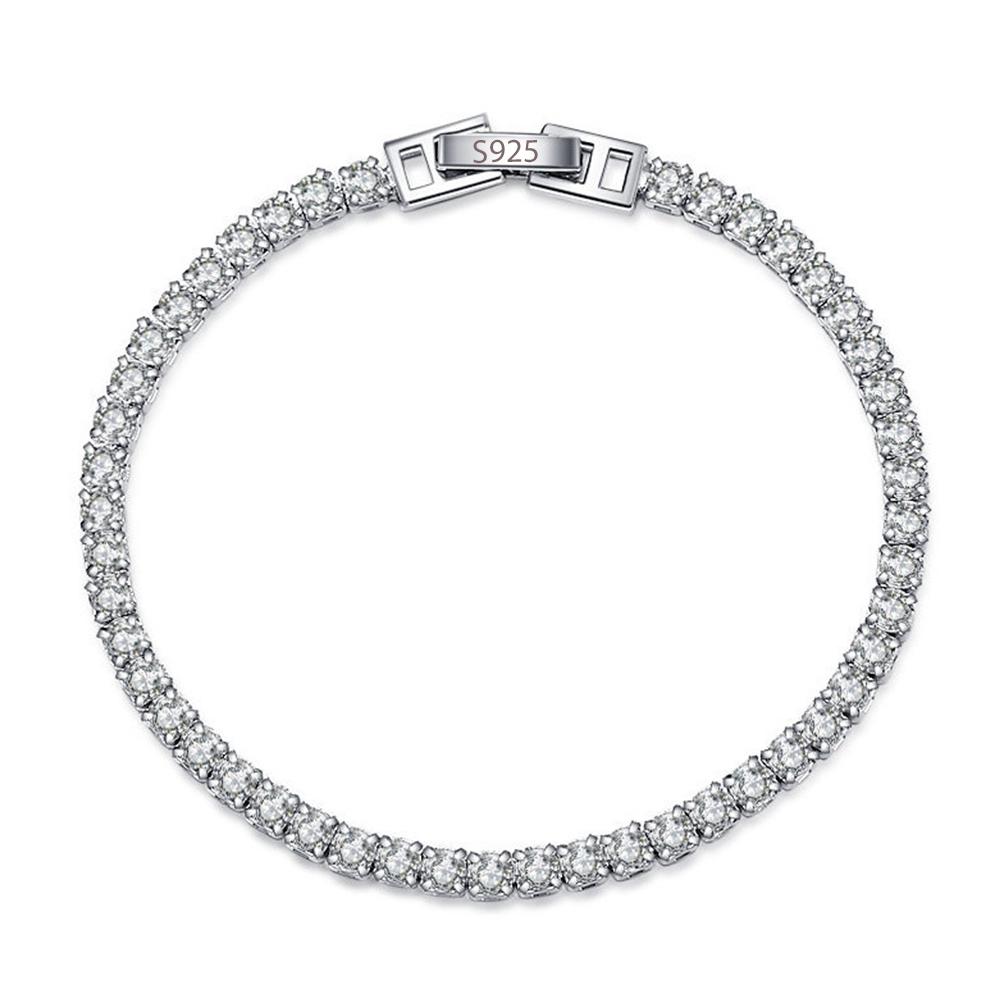 Whelesale 925 Sterling Copper Noble Nice Chain Solid Bracelet For Women Men Charms Party Gift Wedding Fashion Zircon 16CM
Whelesale 925 Sterling Copper Noble Nice Chain Solid Bracelet For Women Men Charms Party Gift Wedding Fashion Zircon 16CM