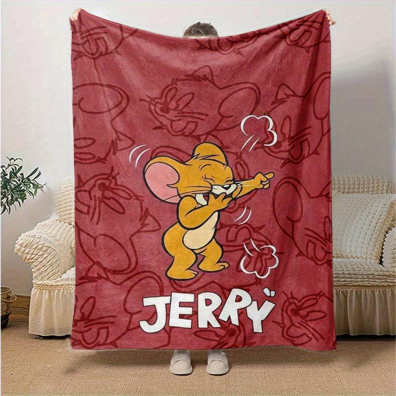 1pc, Jerry Mouse Dabbing Patterned Throw Blanket, Perfect for Home Decor, Couch Cover, Travel, Camping, Car, Beach, Office Nap, Soft Blanket Gift Idea 130x150cm
1pc, Jerry Mouse Dabbing Patterned Throw Blanket, Perfect for Home Decor, Couch Cover, Travel, Camping, Car, Beach, Office Nap, Soft Blanket Gift Idea 130x150cm