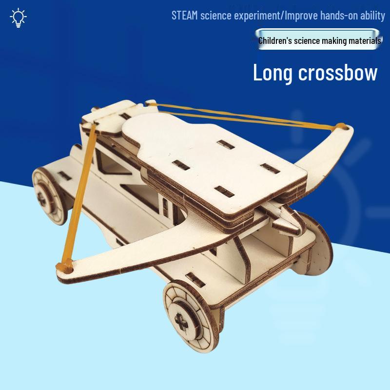 DIY Crossbow Kit for Students: Handmade Science Project Set Long Crossbow Car (1 set)
DIY Crossbow Kit for Students: Handmade Science Project Set Long Crossbow Car (1 set)