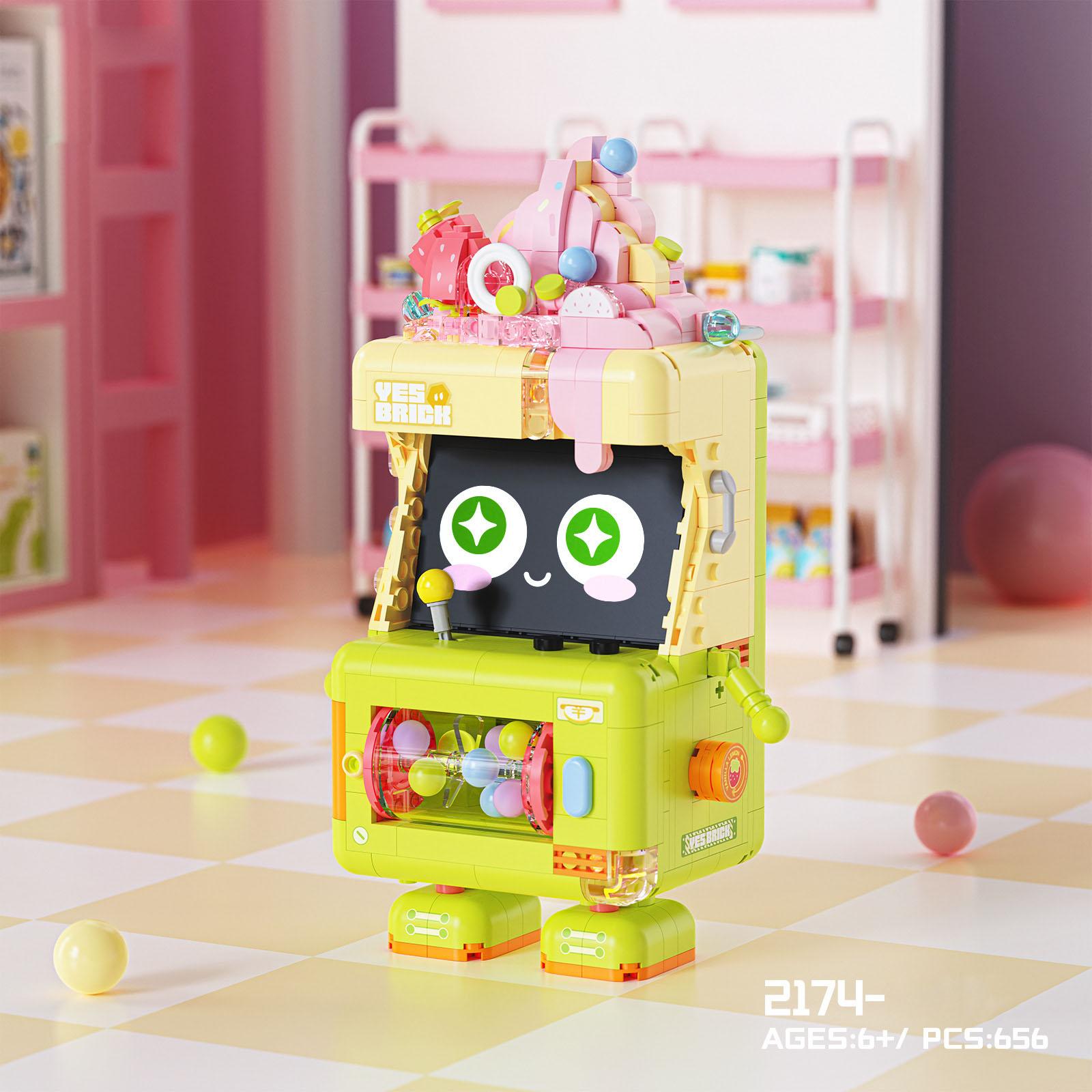 Idea Playful Animation Ice Cream Cake Arcade Game Small Block Model Construction Bricks Robot Construction Educational Toys For Gifts
Idea Playful Animation Ice Cream Cake Arcade Game Small Block Model Construction Bricks Robot Construction Educational Toys For Gifts