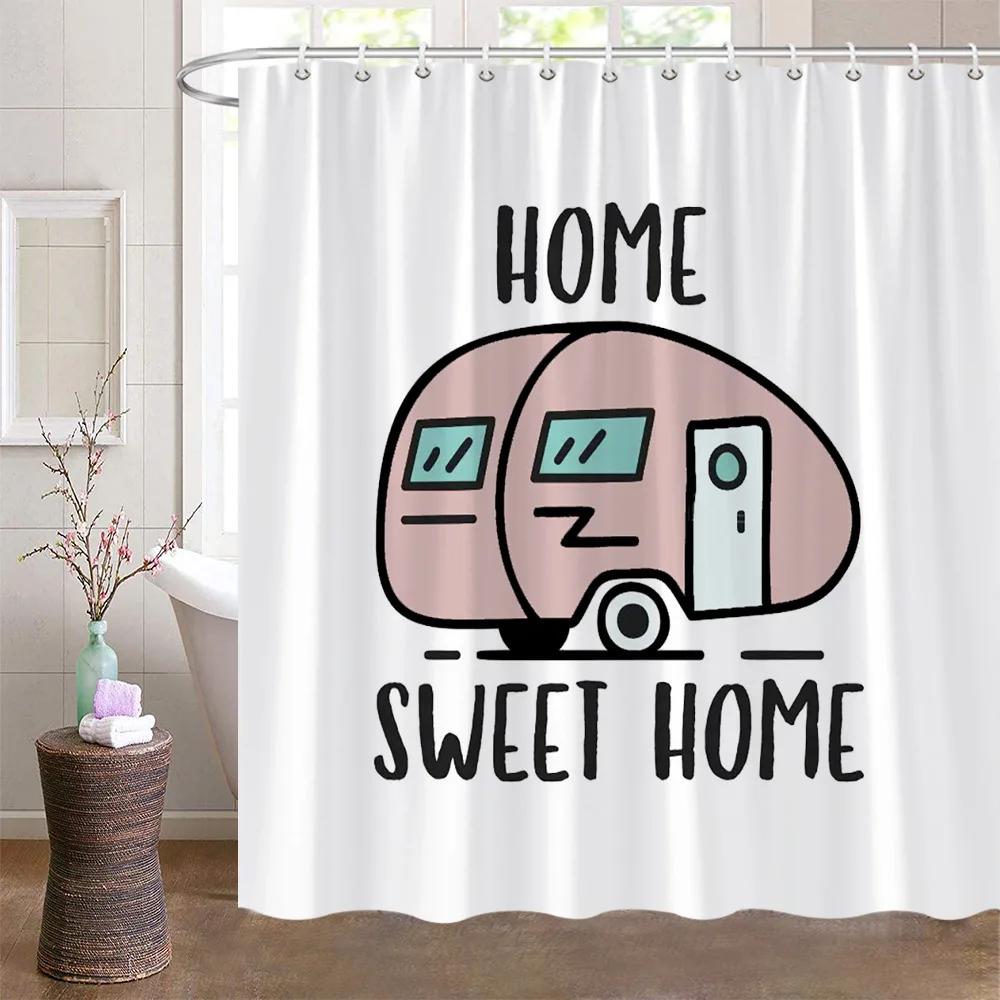 Camping Car Shower Curtains Mountain Moon Forest Camping enthusiast White Black Simple Bathroom Decor Fabric Bath Curtains Hooks 90x180cm-35x70in
Camping Car Shower Curtains Mountain Moon Forest Camping enthusiast White Black Simple Bathroom Decor Fabric Bath Curtains Hooks 90x180cm-35x70in
