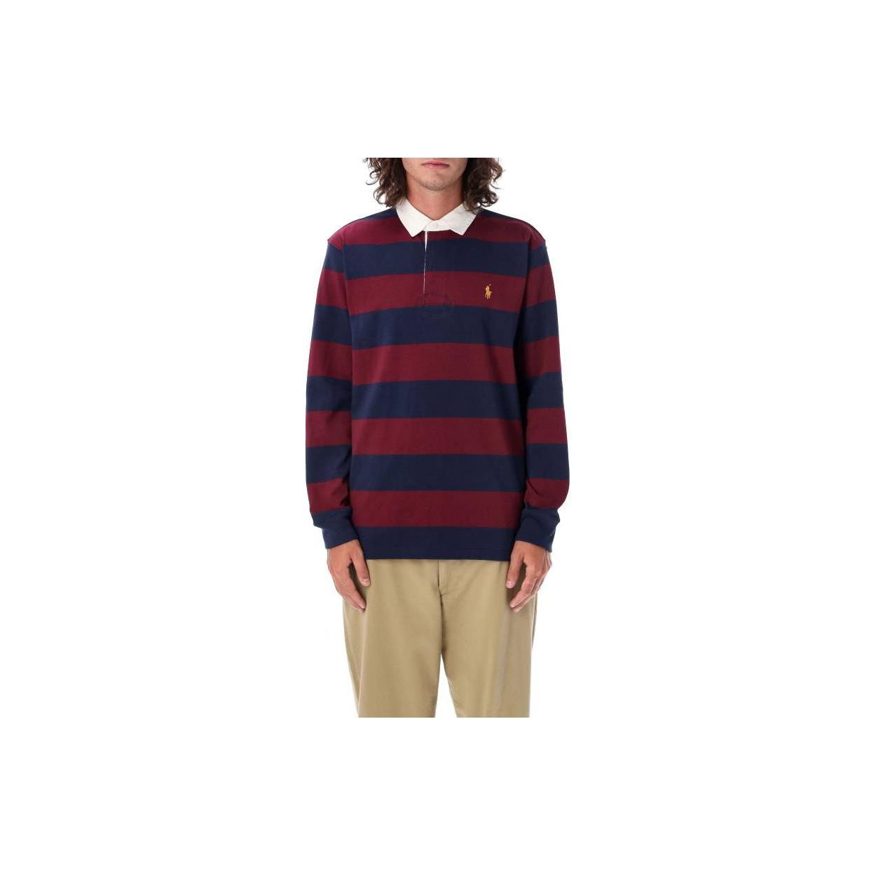 Polo Ralph Lauren Поло в полоску приталенного кроя с длинным рукавом Мужские топы Красный Синий 710717116C-044 L
Polo Ralph Lauren Поло в полоску приталенного кроя с длинным рукавом Мужские топы Красный Синий 710717116C-044 L
