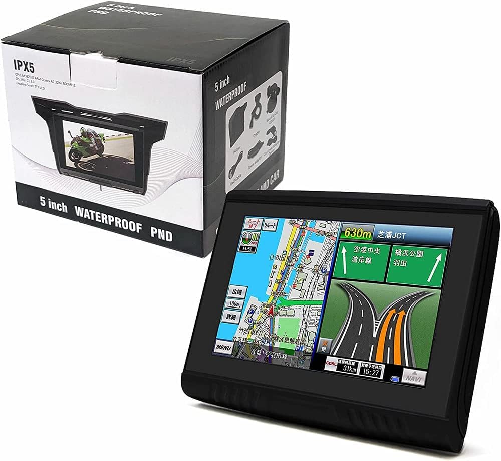 Portable Motorcycle Navigation System with Touch Rurubu Free Map Waterproof 5-inch Screen, Data, 3-Year Updates, Bluetooth, (FF-PD-003B-B)
Portable Motorcycle Navigation System with Touch Rurubu Free Map Waterproof 5-inch Screen, Data, 3-Year Updates, Bluetooth, (FF-PD-003B-B)