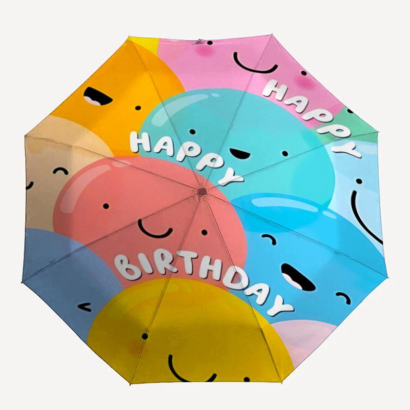 1pc Happy Birthday Automatic Folding Umbrella - 8-Rib Compact Travel Umbrella Durable & Portable for Outdoor Use, Perfect Gift for Birthdays025
1pc Happy Birthday Automatic Folding Umbrella - 8-Rib Compact Travel Umbrella Durable & Portable for Outdoor Use, Perfect Gift for Birthdays025