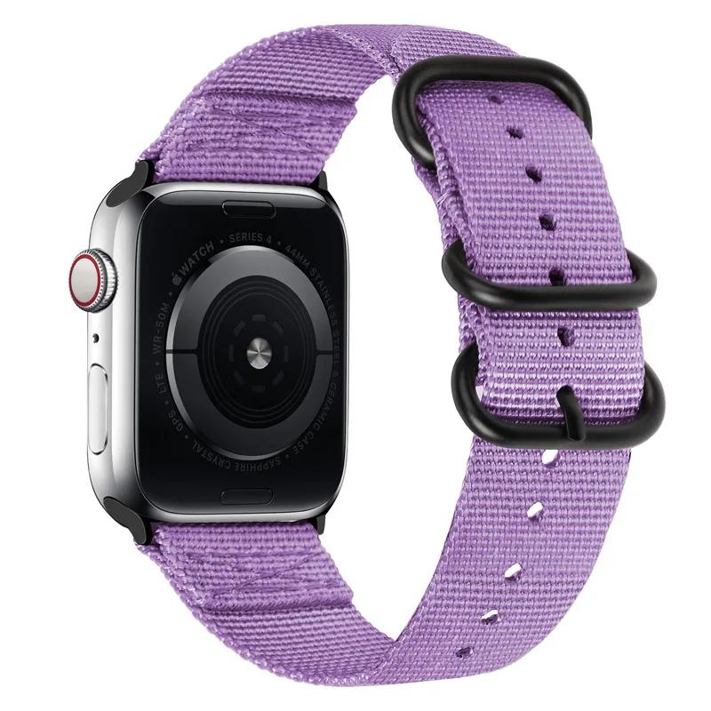Nylon Strap For Apple watch band Ultra 3/2/1 49mm 45mm 44mm 41mm 42mm 46mm Three Ring Bracelet iWatch 11 10 9 8 7 6 5 4 Correa S11-10 46mm 44 45 49 фіолетовий
Nylon Strap For Apple watch band Ultra 3/2/1 49mm 45mm 44mm 41mm 42mm 46mm Three Ring Bracelet iWatch 11 10 9 8 7 6 5 4 Correa S11-10 46mm 44 45 49 фіолетовий