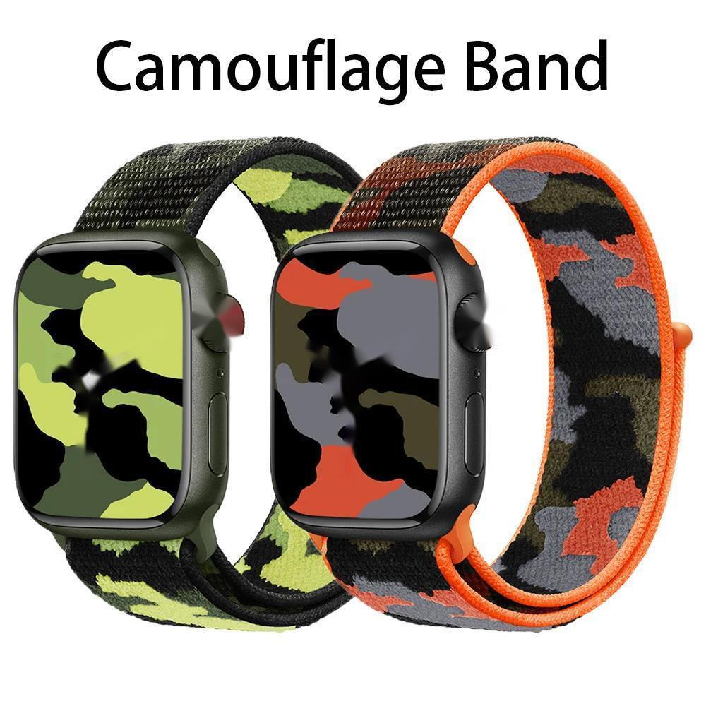 Ремешок для Apple Watch, ремешок 44 мм, 40 мм, 45 мм, 41 мм, 49 мм, 42 мм, 44, 45 мм, камуфляжный браслет Correa iWatch Ultra series 8, 7, 3, 5, 4, 6 se
Ремешок для Apple Watch, ремешок 44 мм, 40 мм, 45 мм, 41 мм, 49 мм, 42 мм, 44, 45 мм, камуфляжный браслет Correa iWatch Ultra series 8, 7, 3, 5, 4, 6 se