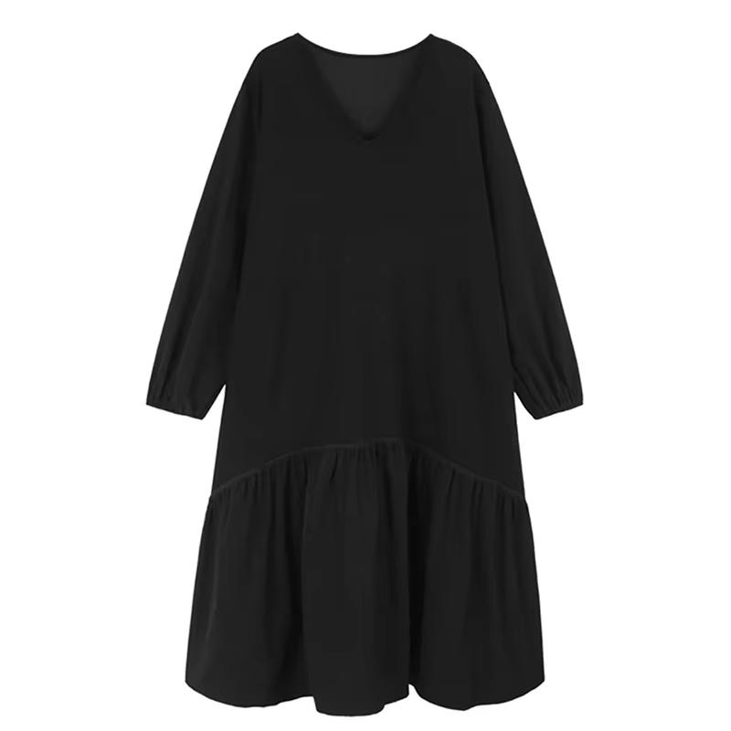 Xitao Однотонные свободные женские платья с V-образным вырезом GYX1070 One Size чёрный
Xitao Однотонные свободные женские платья с V-образным вырезом GYX1070 One Size чёрный