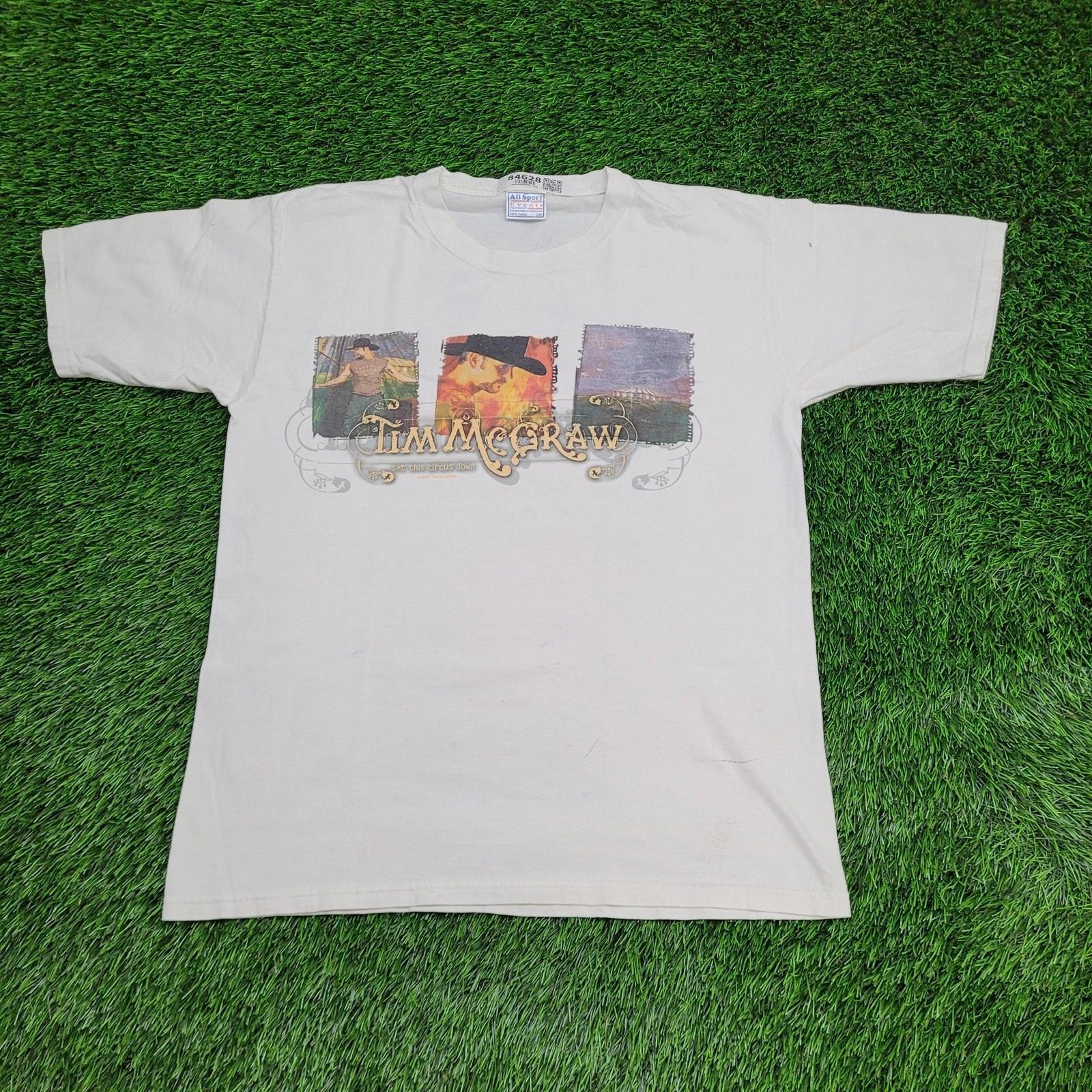 Vintage 2001 Tim-Mcgraw Shirt M/L 21x27 Set-This-Circus-Down M
Vintage 2001 Tim-Mcgraw Shirt M/L 21x27 Set-This-Circus-Down M