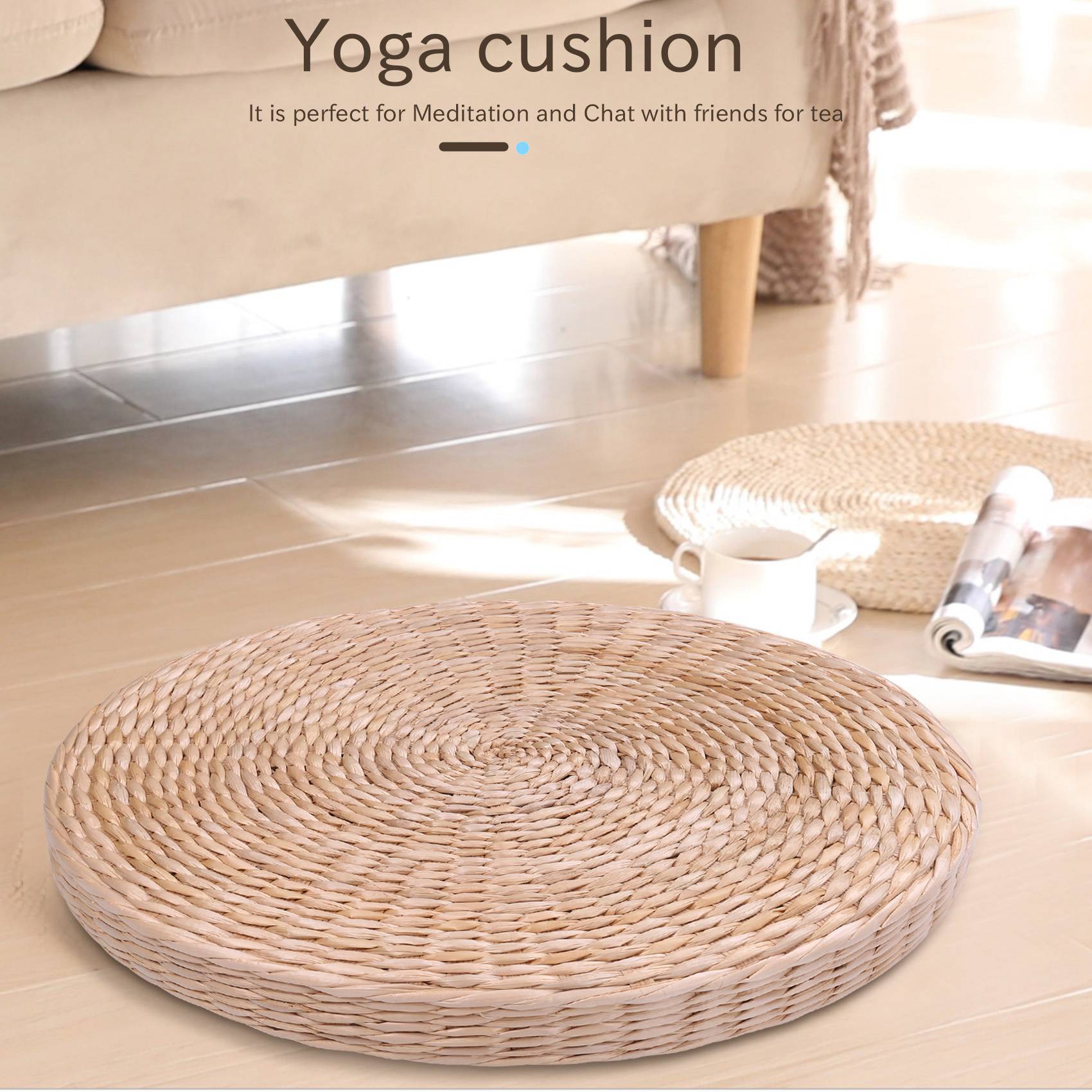 BHBL 40cm Cushion Round Straw Weave Handmade Pillow Floor Yoga Chair Seat Mat China Mainland
BHBL 40cm Cushion Round Straw Weave Handmade Pillow Floor Yoga Chair Seat Mat China Mainland