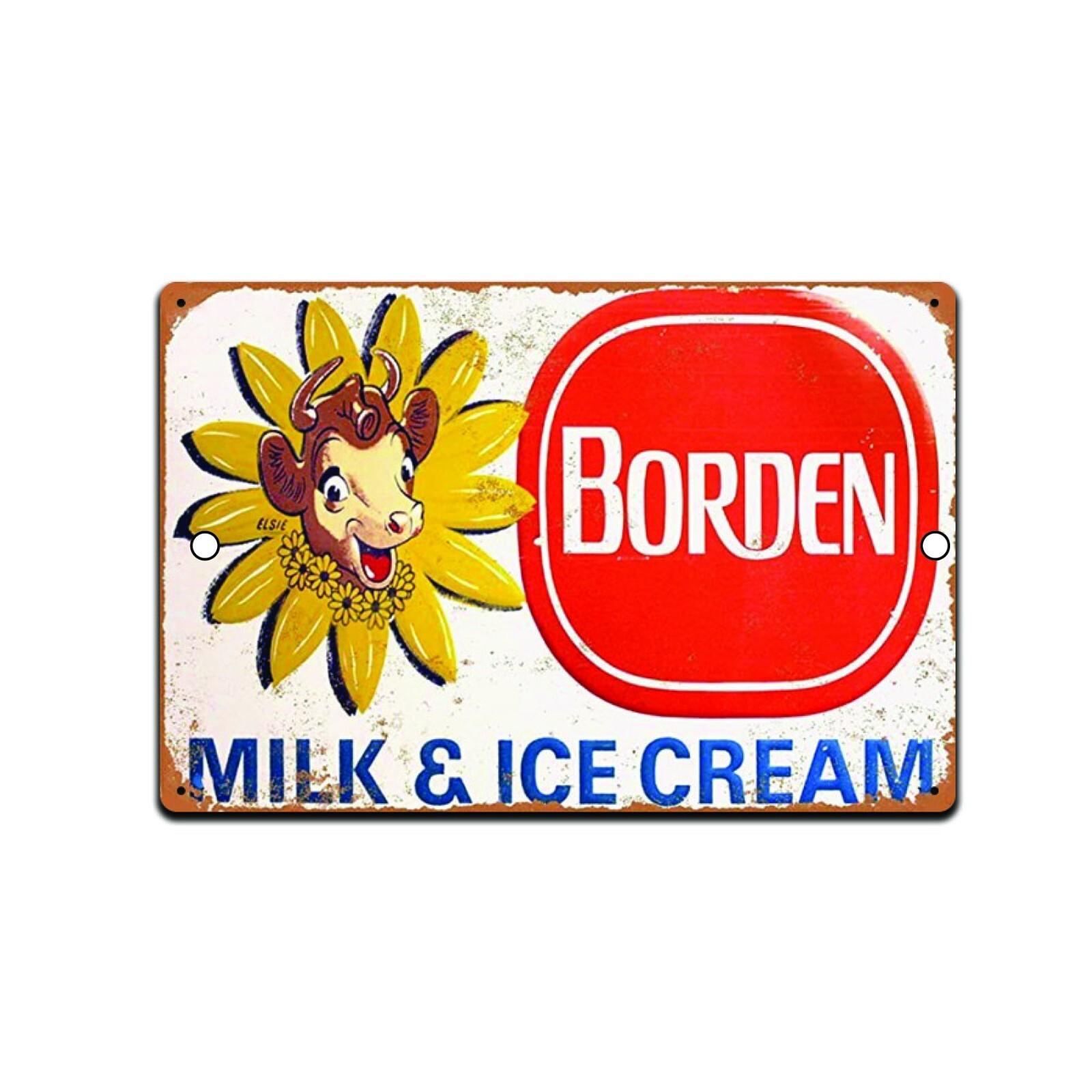 TIN SIGN Borden Rustic Metal Décor Kitchen Bread Milk Farm Cottage Store 8x12 in
TIN SIGN Borden Rustic Metal Décor Kitchen Bread Milk Farm Cottage Store 8x12 in