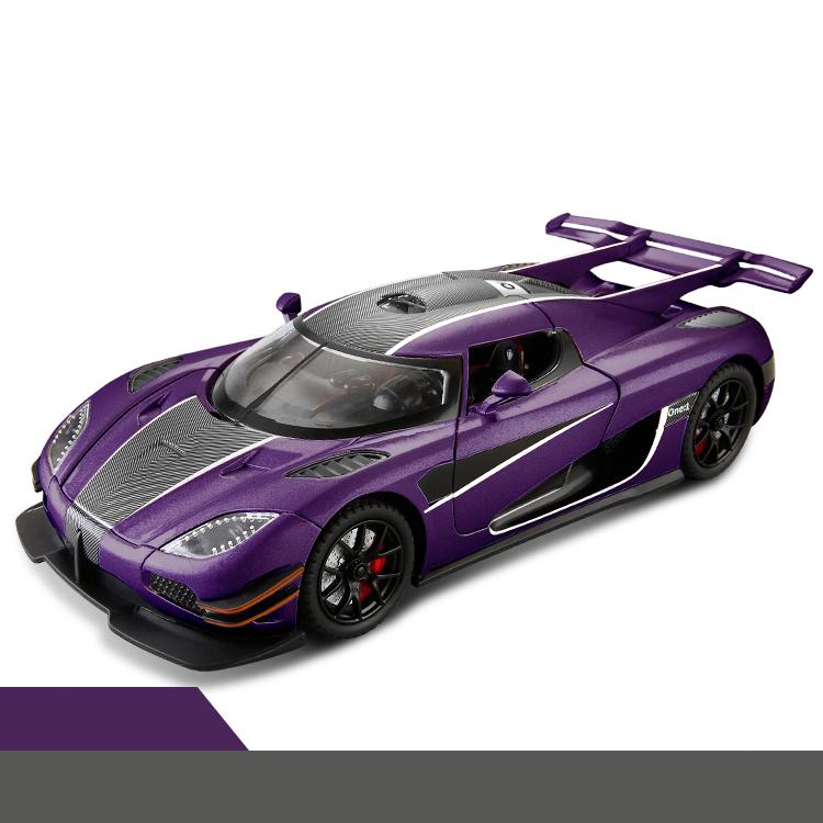 1:24 ONE 1 Rotor Door Supercar Diecast Alloy Model Car Sound And Light Pull Back Children s Toy Cars Holiday Gifts For Children фіолетовий
1:24 ONE 1 Rotor Door Supercar Diecast Alloy Model Car Sound And Light Pull Back Children s Toy Cars Holiday Gifts For Children фіолетовий