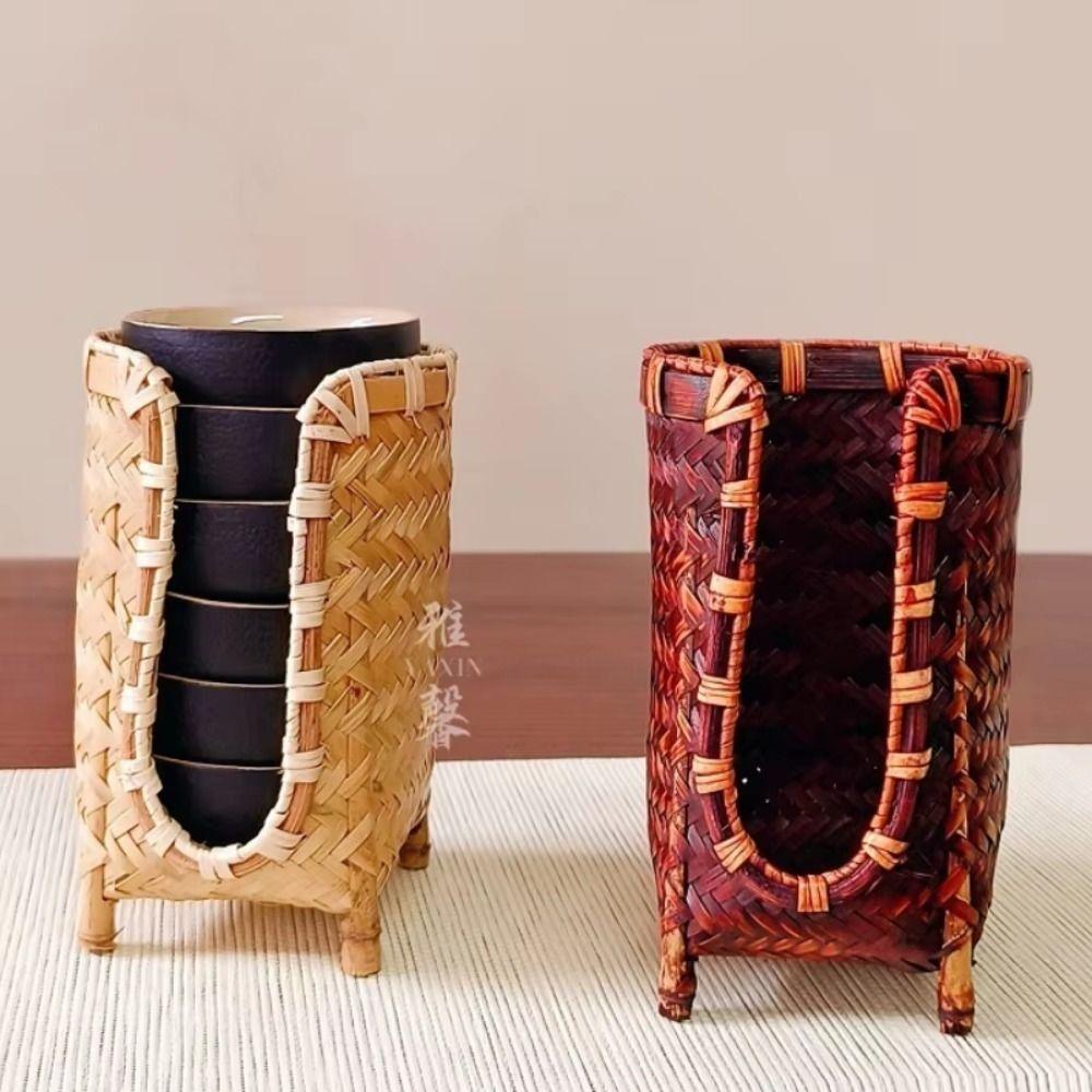 Retro Tea Cup Storage Basket Handmade Paper Cup Dispenser Cup Holder Rack Mouthwash Cup коричневий
Retro Tea Cup Storage Basket Handmade Paper Cup Dispenser Cup Holder Rack Mouthwash Cup коричневий