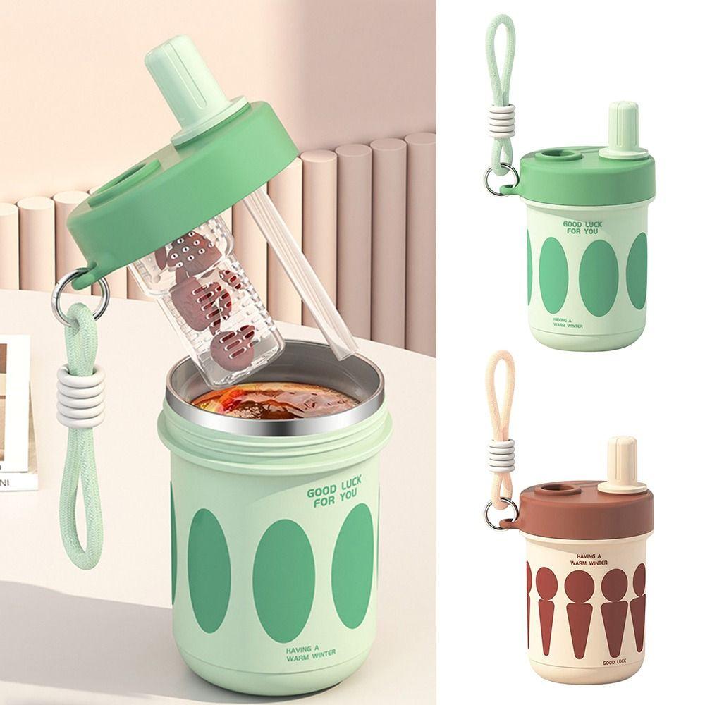 With Straw Tea Teaky Drinking Cup 304 Stainless Steel/PP Accompanying Water Bottle Gifts Red PP Liner
With Straw Tea Teaky Drinking Cup 304 Stainless Steel/PP Accompanying Water Bottle Gifts Red PP Liner