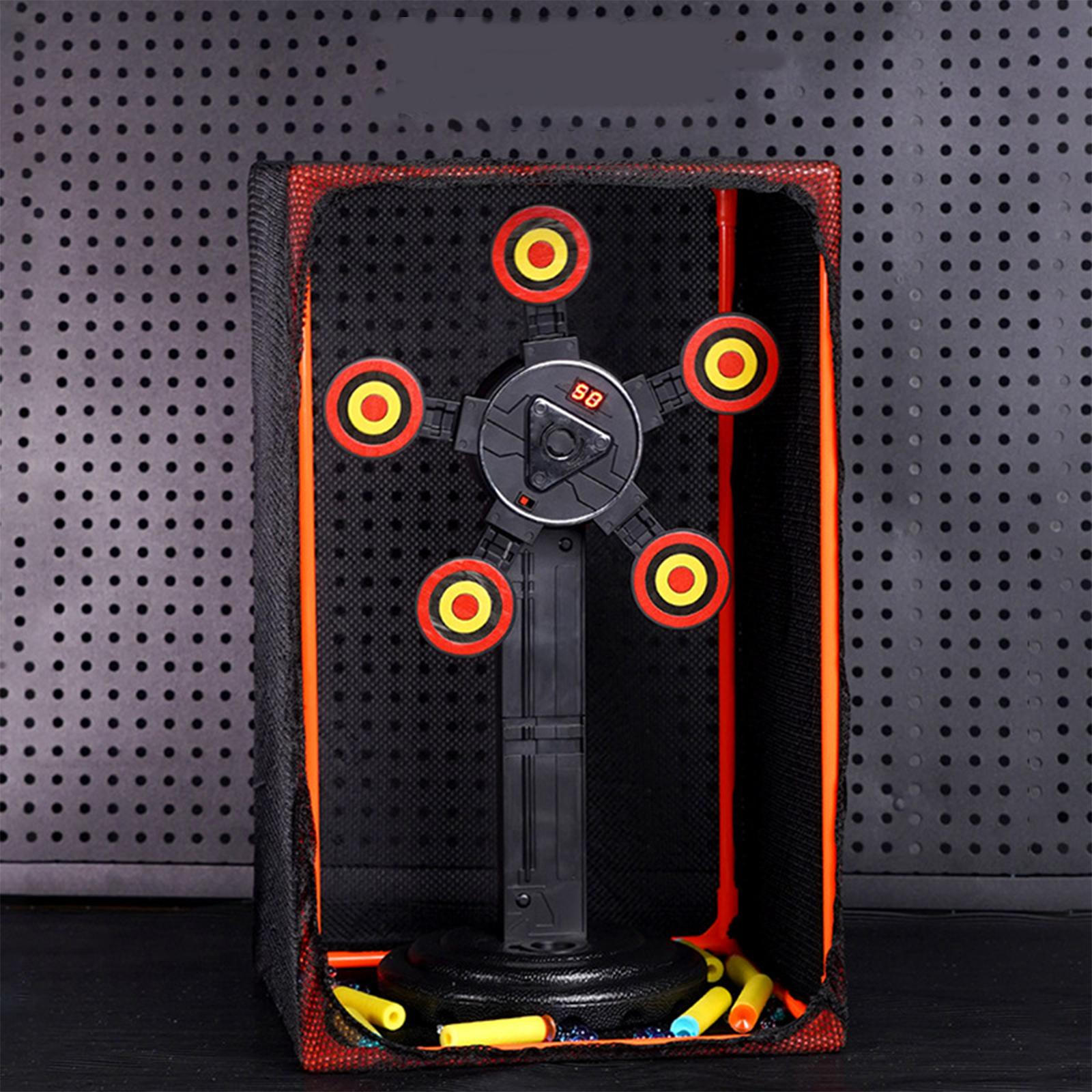 Цифровая мишень с автоматическим сбросом, обучающая игрушка, простая в использовании, для подсчета очков, для дома 23x16x39cm
Цифровая мишень с автоматическим сбросом, обучающая игрушка, простая в использовании, для подсчета очков, для дома 23x16x39cm