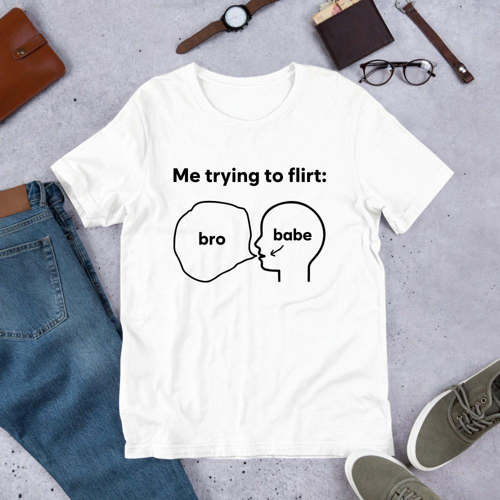 230GSM 100% Cotton T-Shirt Me Trying To Flirt Meme Clever Thoughts Valentine Meme Funny Meme Shirt Oddly Specific Weird Shirt Unhinged Shirt Cursed Cr
230GSM 100% Cotton T-Shirt Me Trying To Flirt Meme Clever Thoughts Valentine Meme Funny Meme Shirt Oddly Specific Weird Shirt Unhinged Shirt Cursed Cr