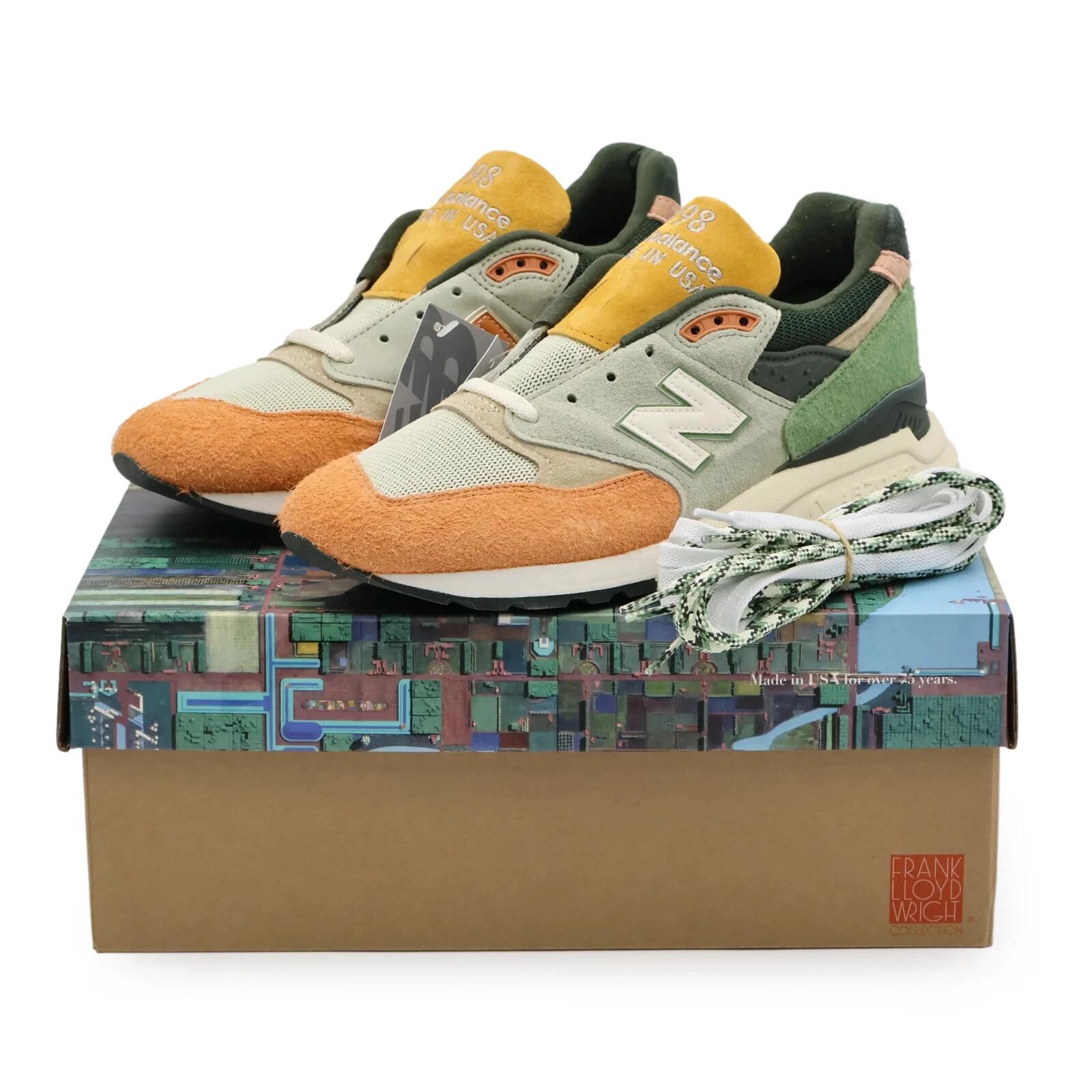 U998KT1 KITH Ronnie Fieg & Frank Lloyd Wright Foundation New Balance 998 (Чоловічі) US 8
U998KT1 KITH Ronnie Fieg & Frank Lloyd Wright Foundation New Balance 998 (Чоловічі) US 8