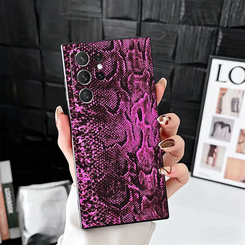 Fashion Snake Skin Pattern Soft Phone Case for Samsung Galaxy S26 S25 Edge S24 Ultra S23 Plus S22 S21 FE S20 Black Cover Back Sh Samsung S22 Plus
Fashion Snake Skin Pattern Soft Phone Case for Samsung Galaxy S26 S25 Edge S24 Ultra S23 Plus S22 S21 FE S20 Black Cover Back Sh Samsung S22 Plus