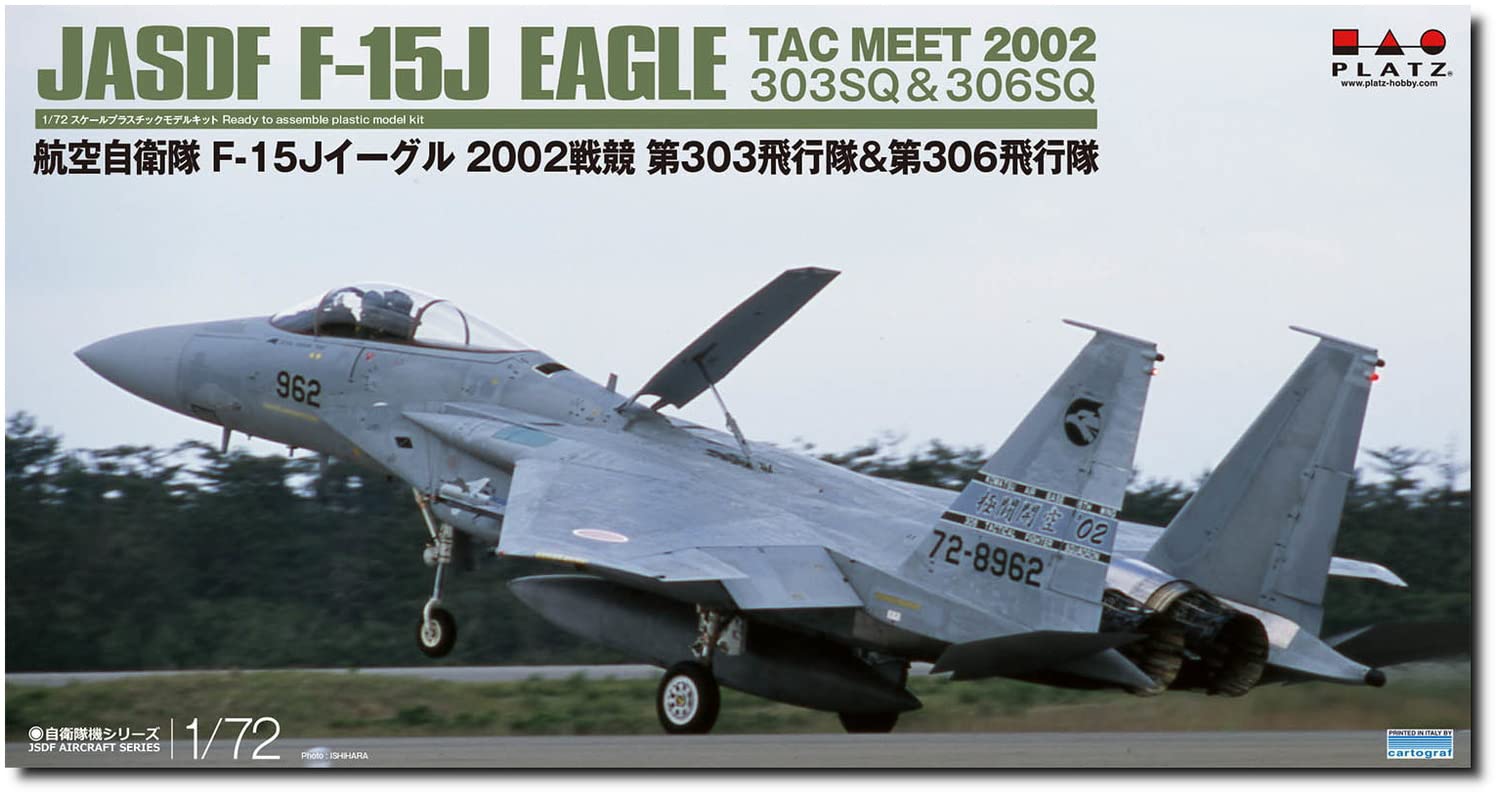 PLATZ Air Force Eagle Combat Competition 2002 303rd Squadron 306th Squadron Plastic Model 1/72 Self-Defense F-15J & AC-78
PLATZ Air Force Eagle Combat Competition 2002 303rd Squadron 306th Squadron Plastic Model 1/72 Self-Defense F-15J & AC-78