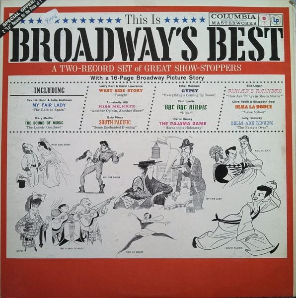 LP Пластинка РАЗНОЕ - (Это) Лучшее с Бродвея B2W1 Columbia Master 1961 США Саундтреки и мюзиклы Б/У
LP Пластинка РАЗНОЕ - (Это) Лучшее с Бродвея B2W1 Columbia Master 1961 США Саундтреки и мюзиклы Б/У