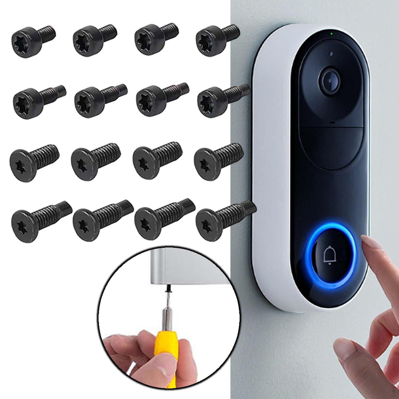Carbon Steel Doorbell Screw Replacement Kit for Easy Installation 16Pcs
Carbon Steel Doorbell Screw Replacement Kit for Easy Installation 16Pcs